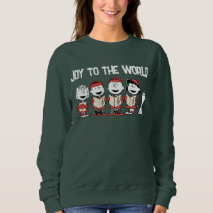 Sweatshirt cacahuètes Joyeuse Chorale de Noël