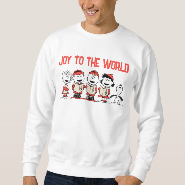 Sweatshirt cacahuètes | Joyeuse Chorale de Noël (Devant)