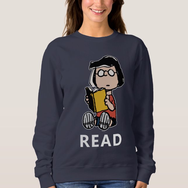 Sweatshirt cacahuètes | Lecture Marcie (Devant)