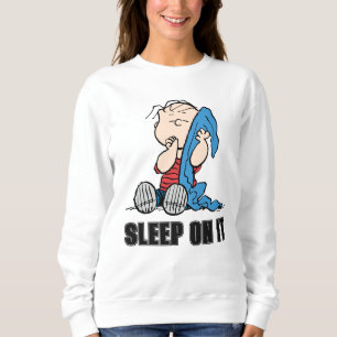 Sweatshirt cacahuètes Linus et sa couverture