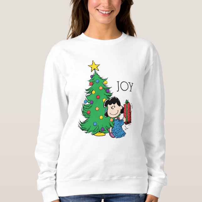 Sweatshirt cacahuètes | Lucy Christmas Tree (Devant)