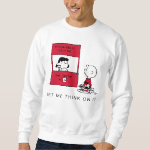 Sweatshirt cacahuètes Lucy donne des conseils Brown à Charl