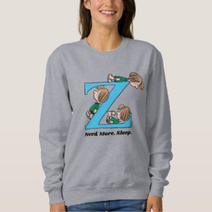 Sweatshirt cacahuètes   Peppermenthe Patty Sleepy Z