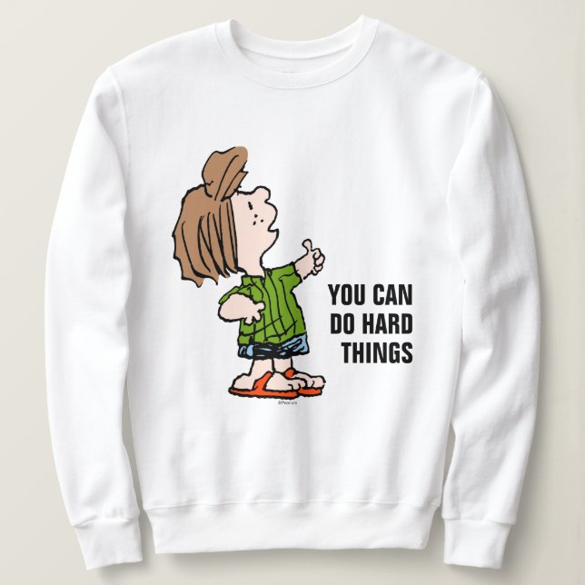Sweatshirt cacahuètes | Peppermenthe Patty Thumbs Up (Design devant)