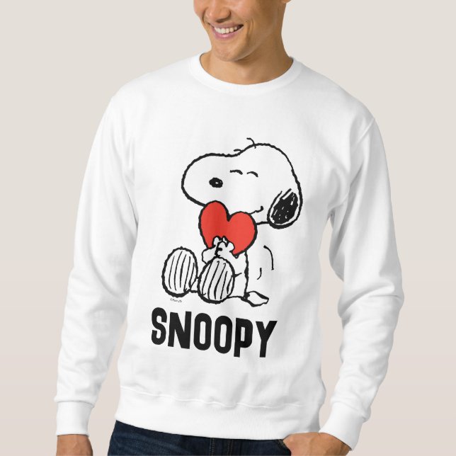 Sweatshirt cacahuètes | Saint Valentin | Snoopy Heart Hug (Devant)
