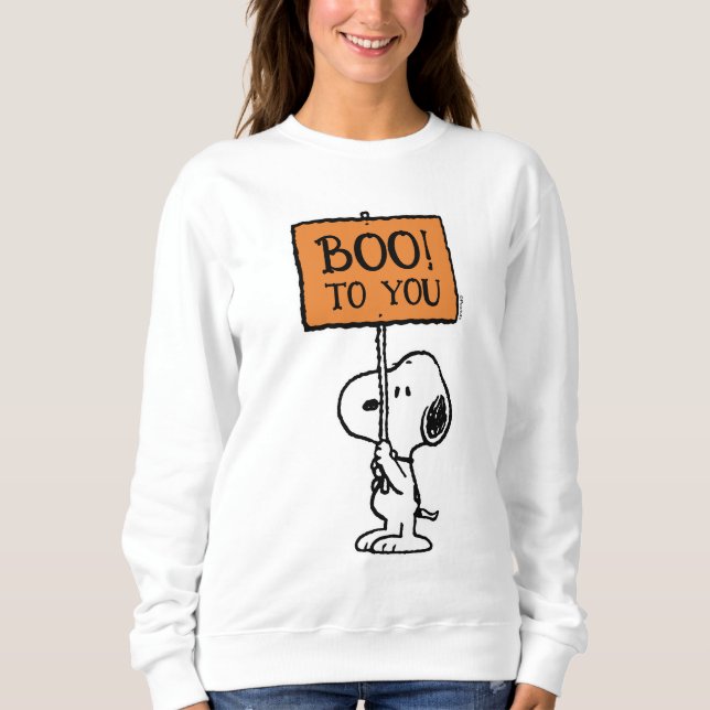 Sweatshirt cacahuètes | Snoopy Boo ! (Devant)