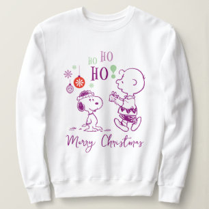 Sweatshirt cacahuètes   Snoopy & Charlie Brown Ho Ho Ho