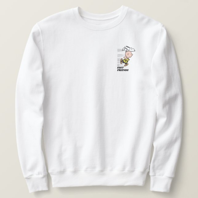 Sweatshirt cacahuètes | Snoopy & Charlie Brown Run (Design devant)