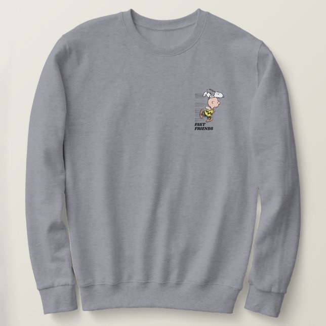 Sweatshirt cacahuètes | Snoopy & Charlie Brown Run (Design devant)