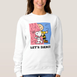 Sweatshirt cacahuètes Snoopy & Charlie Danse Brown mi-mi-mi