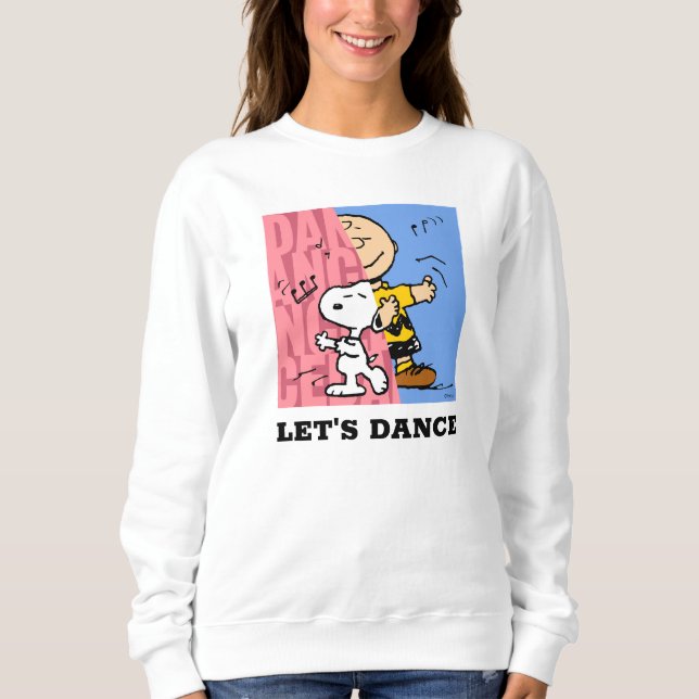 Sweatshirt cacahuètes | Snoopy & Charlie Danse Brown mi-mi-mi (Devant)