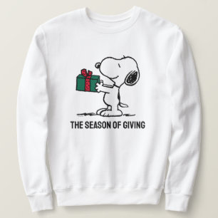 Sweatshirt cacahuètes   Snoopy Christmas Gift Giver