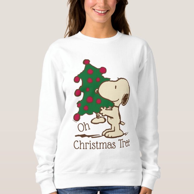 Sweatshirt cacahuètes | Snoopy Christmas Tree (Devant)