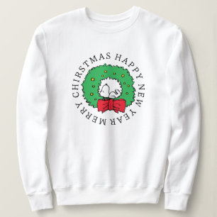 Sweatshirt cacahuètes   Snoopy Christmas Wreath