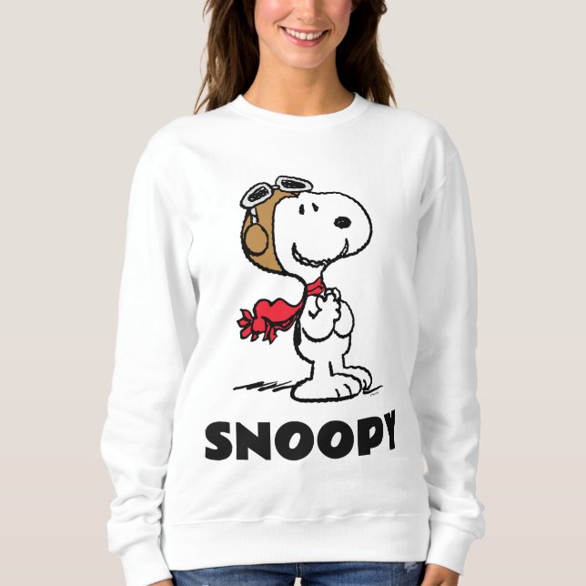 Sweatshirt cacahuètes | Snoopy L'As Volant (Devant)