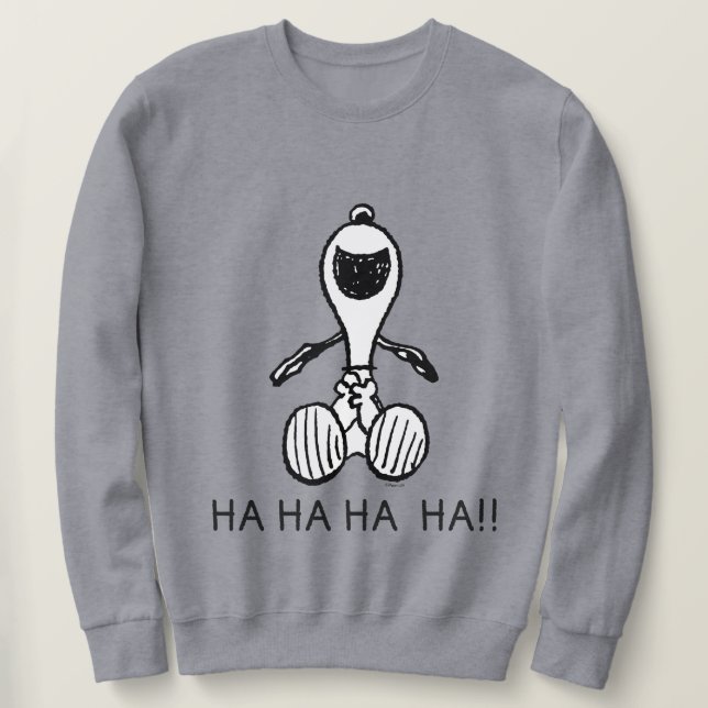 Sweatshirt cacahuètes | Snoopy Laughs (Design devant)