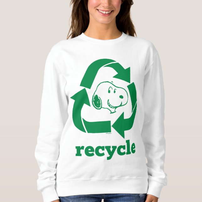 Sweatshirt cacahuètes | Snoopy Recycle Reuse (Devant)