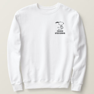 Sweatshirt cacahuètes Snoopy Running