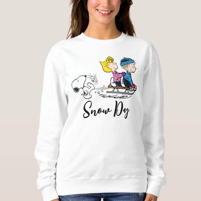 Sweatshirt cacahuètes | Snoopy, Sally & Linus Sled (Devant)