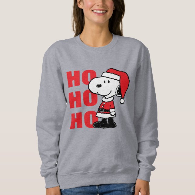 Sweatshirt cacahuètes | Snoopy Santa Claus (Devant)
