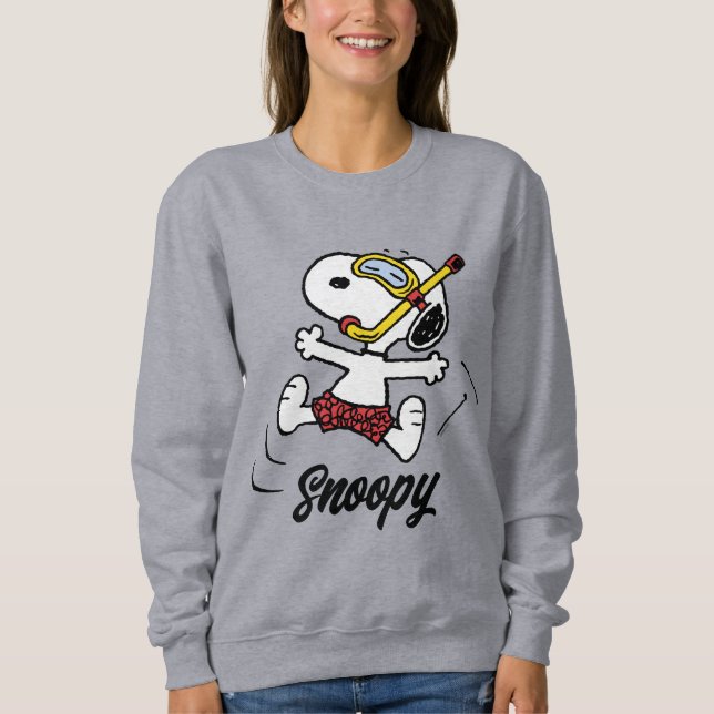 Sweatshirt cacahuètes | Snoopy Scuba Diver (Devant)