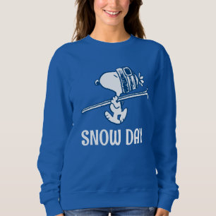 Sweatshirt cacahuètes   Snoopy Ski Trip