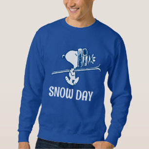 Sweatshirt cacahuètes   Snoopy Ski Trip
