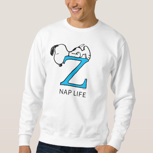 Sweatshirt cacahuètes | Snoopy Sleeping Z (Devant)