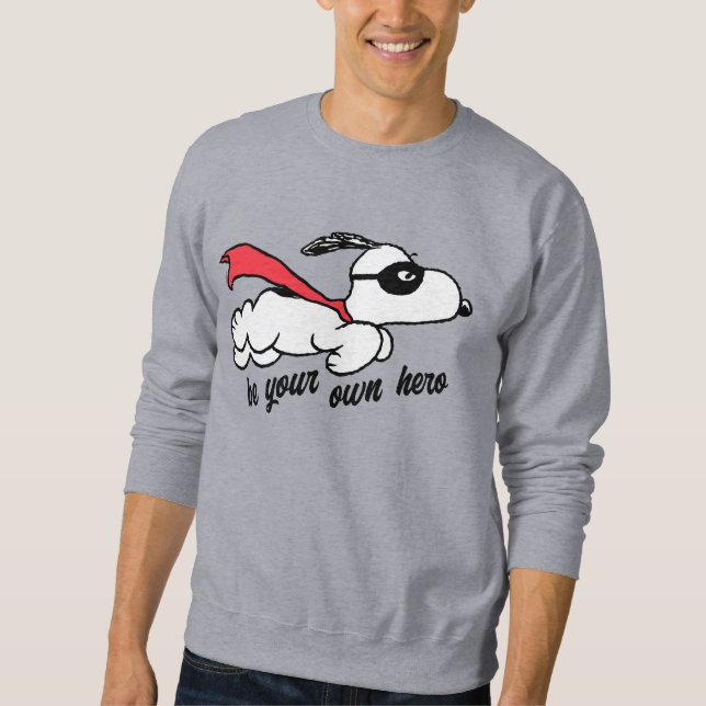 Sweatshirt cacahuètes | Snoopy Super Hero (Devant)