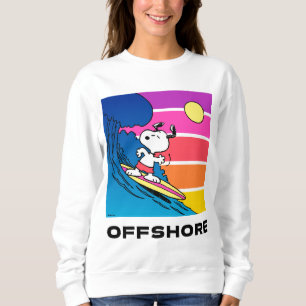 Sweatshirt cacahuètes   Snoopy Surfing