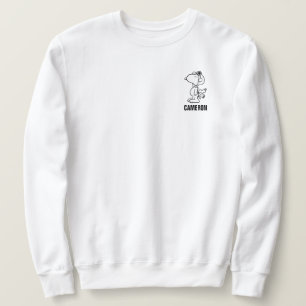 Sweatshirt cacahuètes   Snoopy the Flying Ace BW