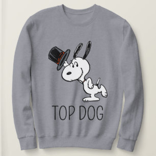 Sweatshirt cacahuètes Snoopy Top Hat Dance