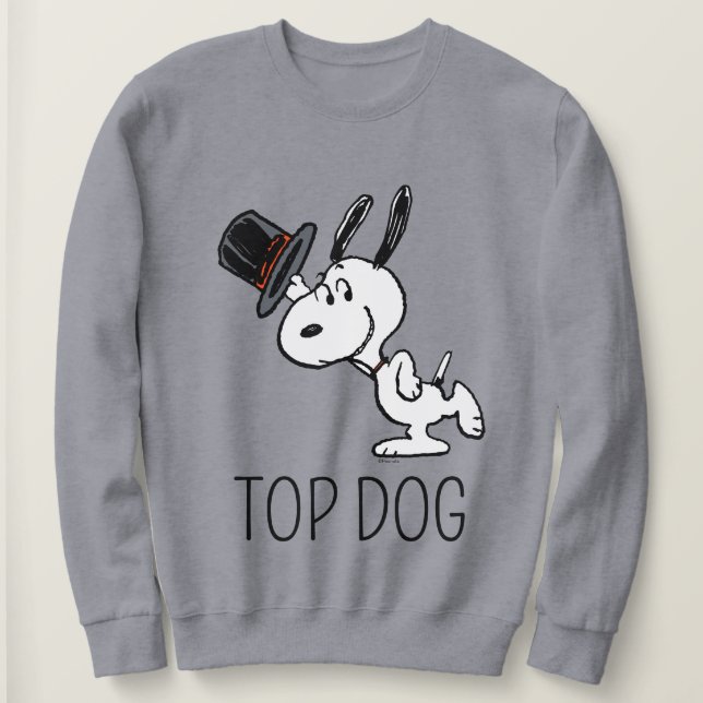 Sweatshirt cacahuètes | Snoopy Top Hat Dance (Design devant)