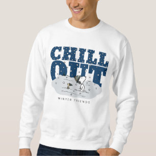 Sweatshirt cacahuètes   Snoopy & Woodstock Chill Out