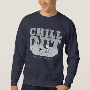 Sweatshirt cacahuètes   Snoopy & Woodstock Chill Out