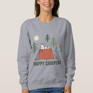 Sweatshirt cacahuètes   Snoopy & Woodstock Happiness is Campi