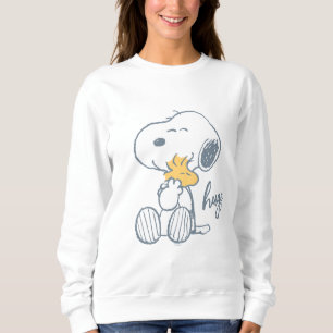Sweatshirt cacahuètes   Snoopy & Woodstock Hug