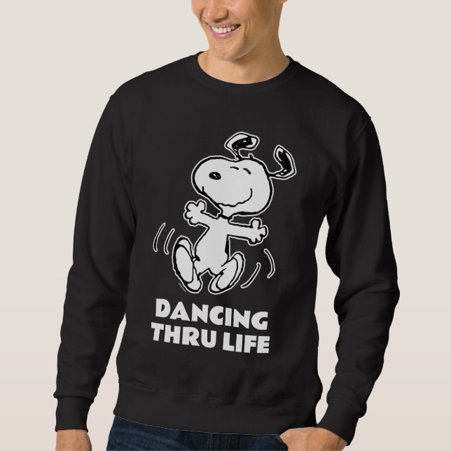 Sweatshirt cacahuètes | Une Danse Heureuse Snoopy (Devant)