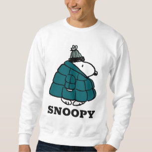 Sweatshirt cacahuètes   Veste Snoopy Winter Puffer