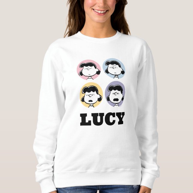 Sweatshirt cacahuètes | Visages de Lucy (Devant)