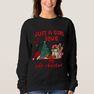 Sweatshirt cadeau d'amour pour une fille noël