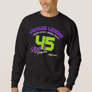 Sweatshirt Cadeau d'anniversaire d'année de millésime et d'âg