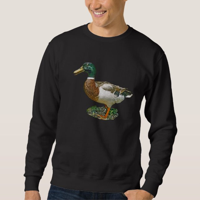 Sweatshirt Cadeau de canard de Mallard (Devant)