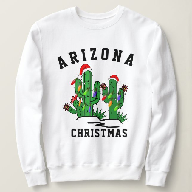 Sweatshirt Cadeau de Noël personnalisé Phoenix Arizona Noël (Design devant)