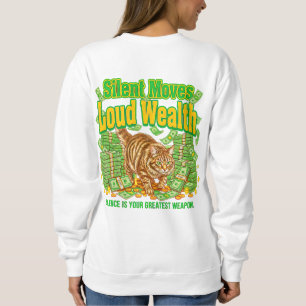 Sweatshirt Cadeau drôle pour femme qui aime les chats et la r