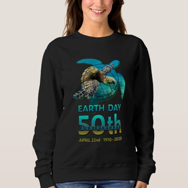 Sweatshirt Cadeau du 50e anniversaire du Jour de l'terre de l (Devant)