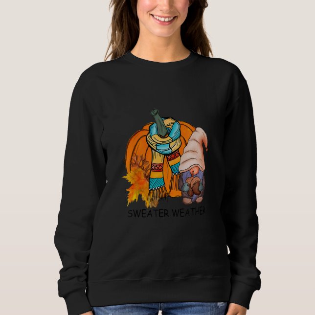 Sweatshirt Cadeau graphique de météo de pull (Devant)