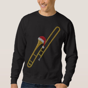 Sweatshirt Cadeau laid de chemise de Noël de fanfare de