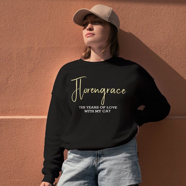 Sweatshirt Cadeau personnalisé pour la fête de l'anniversaire (Créateur téléchargé)
