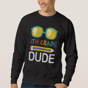 Sweatshirt Cadeau pour garçon élève de 4e rentrée scolaire